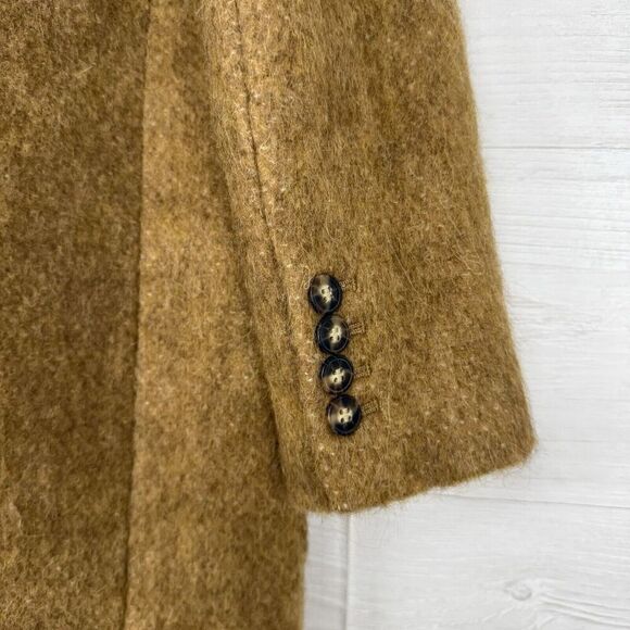 Madewell Boucle Larsen Blazer XS Toffee Brown Wool Alpaca Blend Single Breasted - Picture 10 of 16